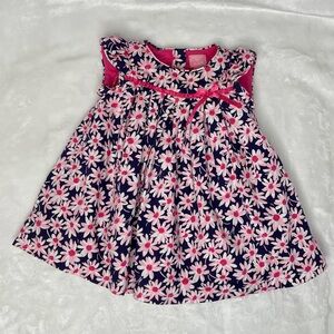 The Children's Place Navy & Pink Floral Casual Dress, 3-6 Mo.